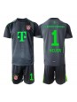 Bayern Munich Manuel Neuer #1 Målvakt Replika Borta Kläder Barn 2025-26 Kortärmad (+ byxor)